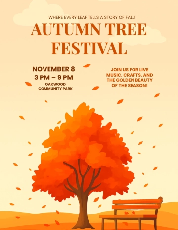 Free Autumn Background Tree Flyer Template to Edit Online Free Autumn Background Tree Flyer Template to Edit Online