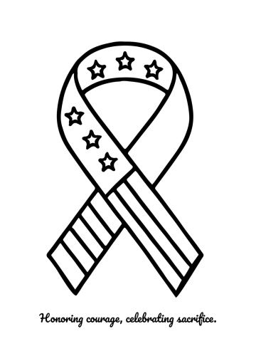 Free Veterans' Day Ribbon Drawing Template to Edit Online Free Veterans' Day Ribbon Drawing Template to Edit Online