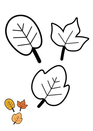 Free Easy Autumn Coloring Page Template to Edit Online Free Easy Autumn Coloring Page Template to Edit Online