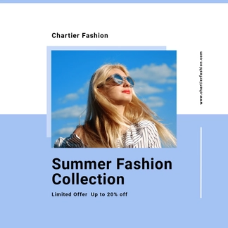 Free Fashion Instagram Banner Template to Edit Online