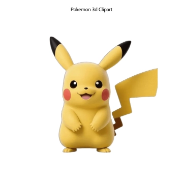 Free Pokemon 3D Vector Clipart (PNG, SVG) to Edit Online