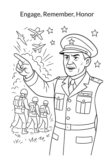 Free Simple Veterans' Day Army Drawing Template to Edit Online Free Simple Veterans' Day Army Drawing Template to Edit Online