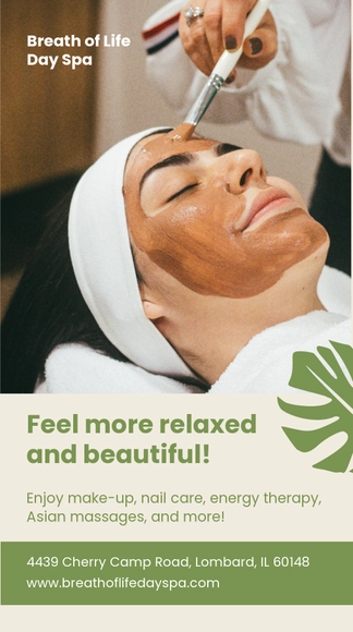 Beauty Spa Whatsapp Post Template