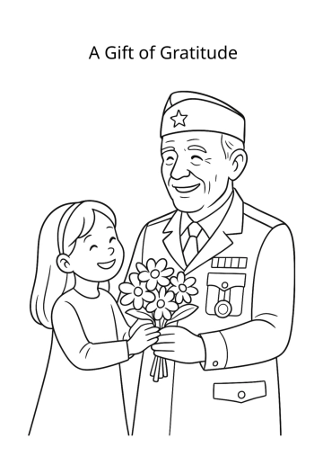 Free Cartoon Veterans' Day Drawing Template to Edit Online Free Cartoon Veterans' Day Drawing Template to Edit Online