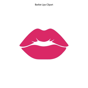Free Barbie Lips Vector Clipart (PNG, SVG) to Edit Online