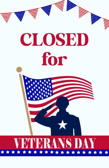Free Veterans' Day Poster Sign Template to Edit Online