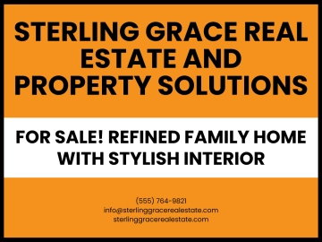 Free Orange Construction Yard Sign Template to Edit Online