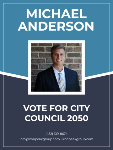 Free Bold Election Yard Sign Template to Edit Online