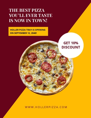 Food Influencer Flyer Template