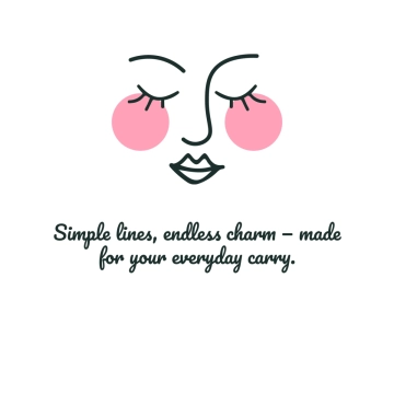 Free Minimal Line Art Tote Bag Template to Edit Online