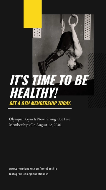 Free Fitness Influencer Snapchat Geofilter Template to Edit Online