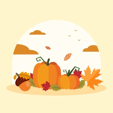 November Special Illustration Template to Download