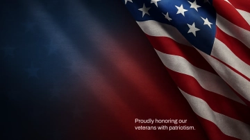 Free Patriotic Veterans' Day Background Template to Edit Online