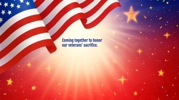 Veterans' Day Event Background Template