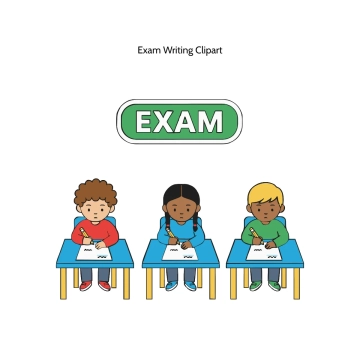 Free Exam Writing Vector Clipart (PNG, SVG) to Edit Online