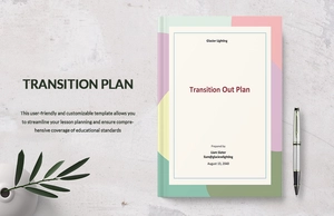 Transition Out Plan Template