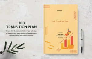 Professional Job Transition Plan Template