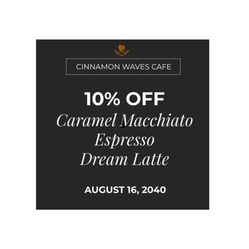 Free Coffee Shop Instagram Banner Template to Edit Online