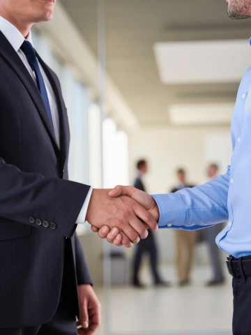 Free Handshake Photo to Edit Online