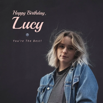 Free Photo Birthday Instagram Post Template to Edit Online