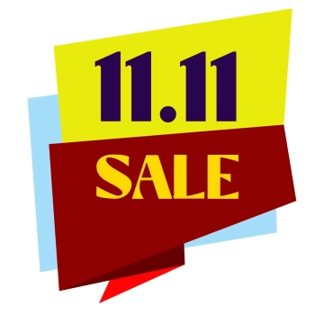 Free 11.11 Sale Clipart Template to Edit Online
