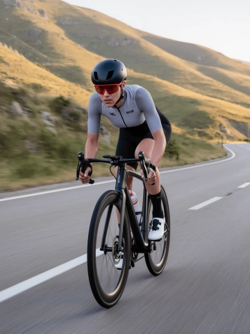 Free Female Cyclist Photo to Edit Online