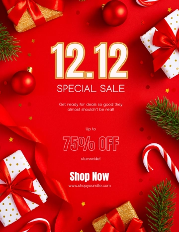 12.12 Special Sale Template to Download