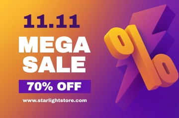 Free 11.11 Sale Banner Template to Edit Online