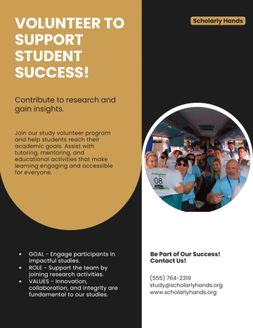 Free Study Volunteer Flyer Template to Edit Online