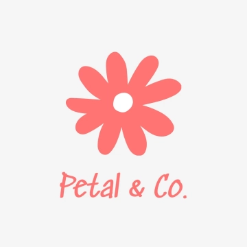 Free Minimalist Flower Logo to Edit Online