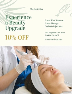 Med Spa Flyer Template
