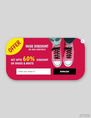 Website Offer Pop-up Template