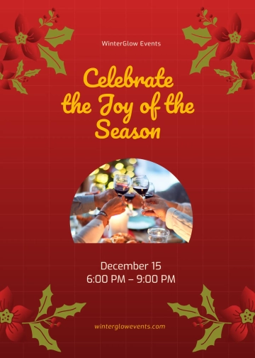 Free December Invitation Template to Edit Online