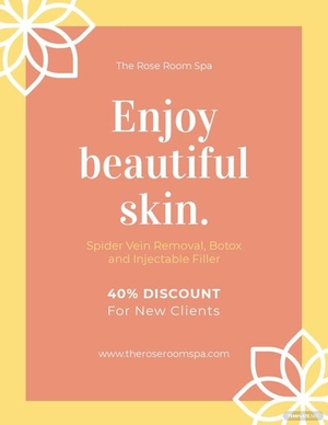 Modern Spa Flyer Template