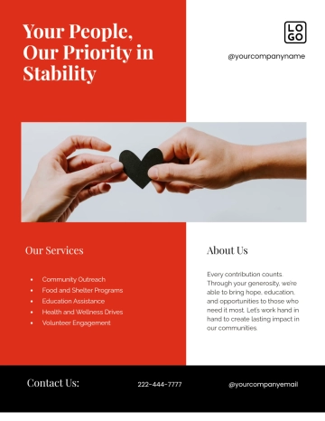 Free Thanksgiving Donation Flyer Template to Edit Online