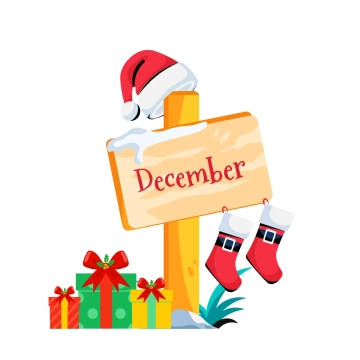Free December ClipArt Template to Edit Online