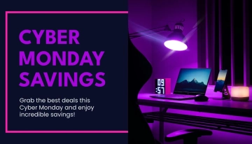 Free Cyber Monday Deals Card Template to Edit Online