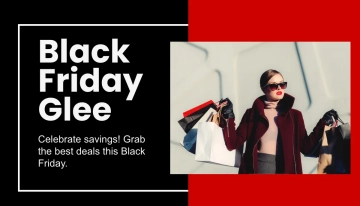 Minimalist Black Friday Card Template