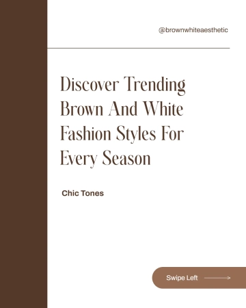 Free Brown and White Trending Instagram Carousel Template to Edit Online