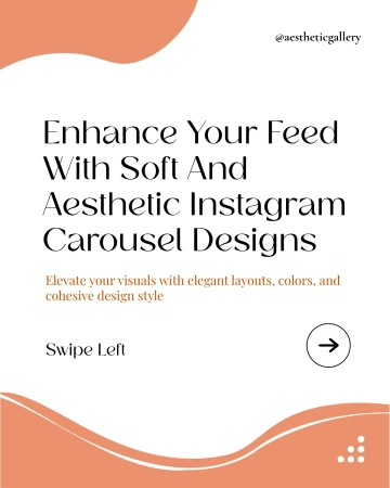 Free Aesthetic Instagram Post Carousel Template to Edit Online