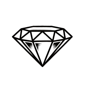 Free Geometric Diamond Tattoo to Edit Online