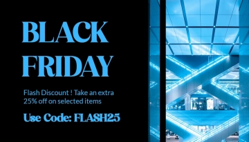 Free Black Friday  Shopping Card Template to Edit Online