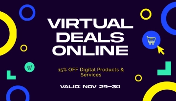 Free Cyber Monday Virtual  Card Template to Edit Online