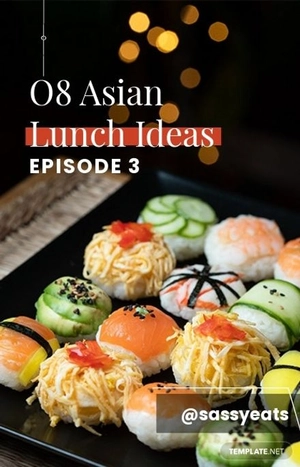 Free Food IGTV Cover Template to Edit Online