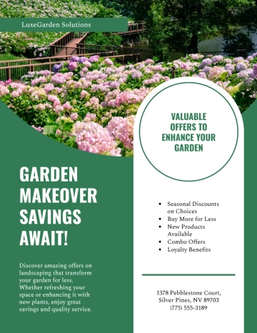 Free Landscaping Flyer Template to Edit Online