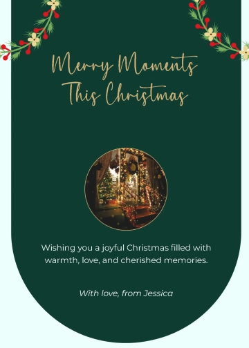 Free Friends Christmas Wishes Template to Edit Online