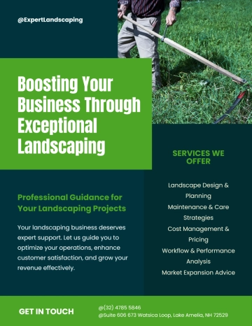Free Yard Work Landscaping Flyer Template to Edit Online