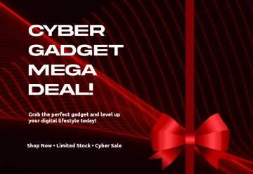 Free Cyber Monday Promo Card Template to Edit Online