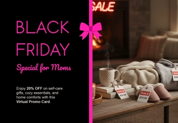 Free Black Friday Virtual Card Template to Edit Online