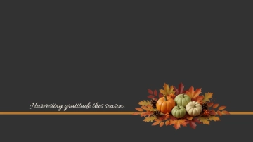 Free Thanksgiving Minimalist Desktop Wallpaper Template to Edit Online